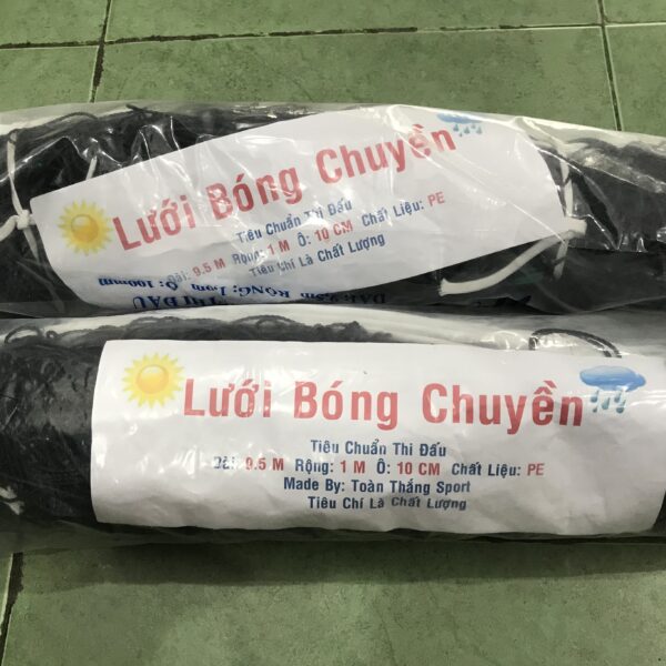 Lưới Bóng Chuyền Cáp Cước Đen Tốt