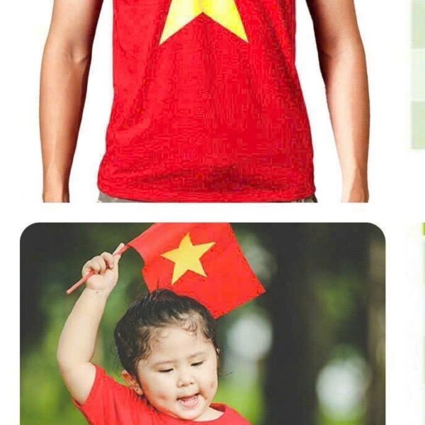 Áo Cờ Đỏ Sao Vàng Cho Bé