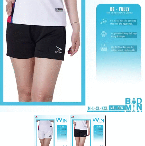 quần cầu lông nữ beyono cl013