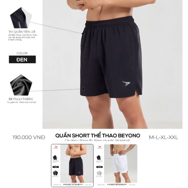 quần pickelball nam beyono