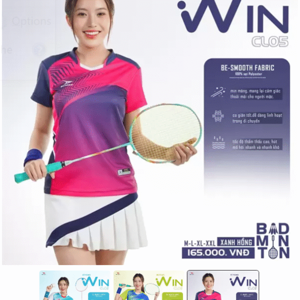 ÁO CẦU LÔNG/PICK NỮ CL05 BEYONO