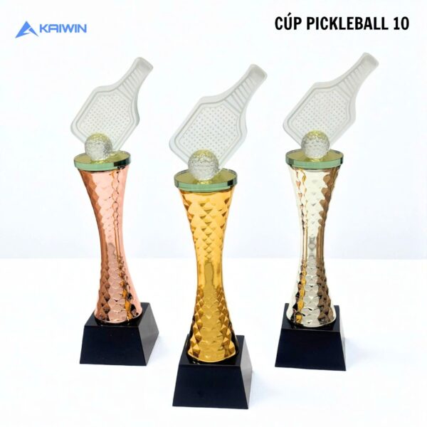 Cúp Pickleball Pha Lê 10