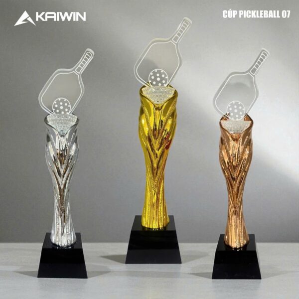 Cúp Pickleball pha lê 07