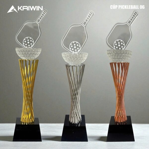 Cúp Pickleball Pha Lê 06