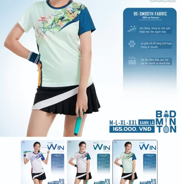 áo cầu lông nữ beyono cl02