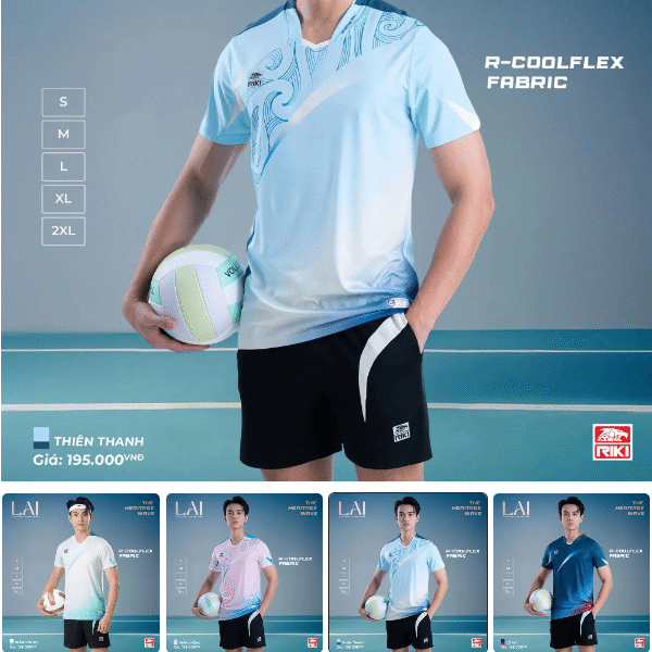 bộ bóng chuyền nam riki Lai
