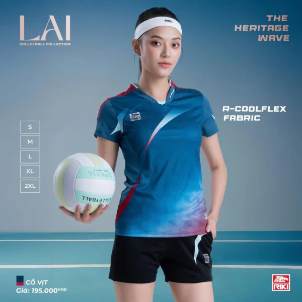 bộ bóng chuyền nữ riki lai1